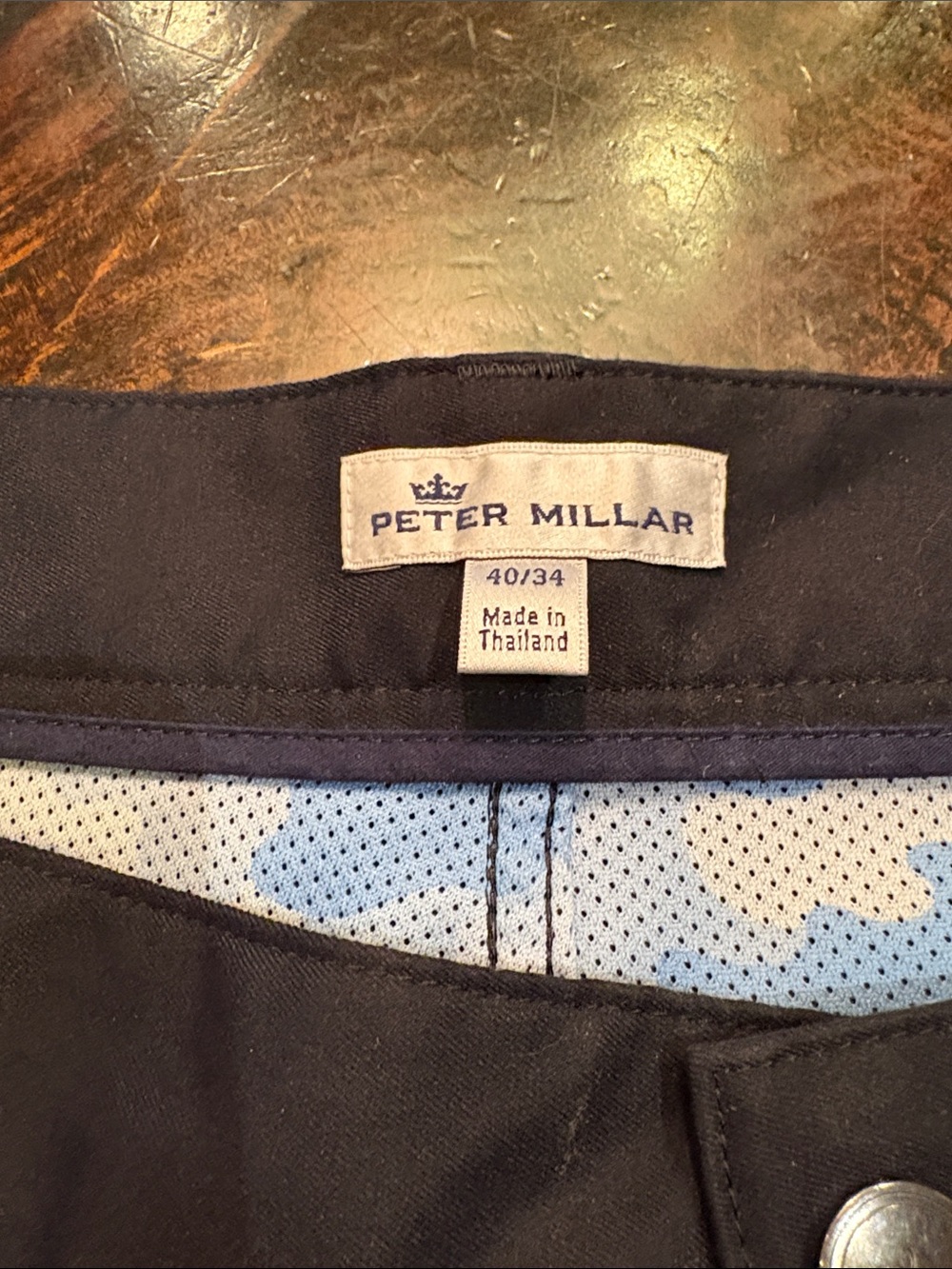 Peter Millar Navy Men's Performance Chinos